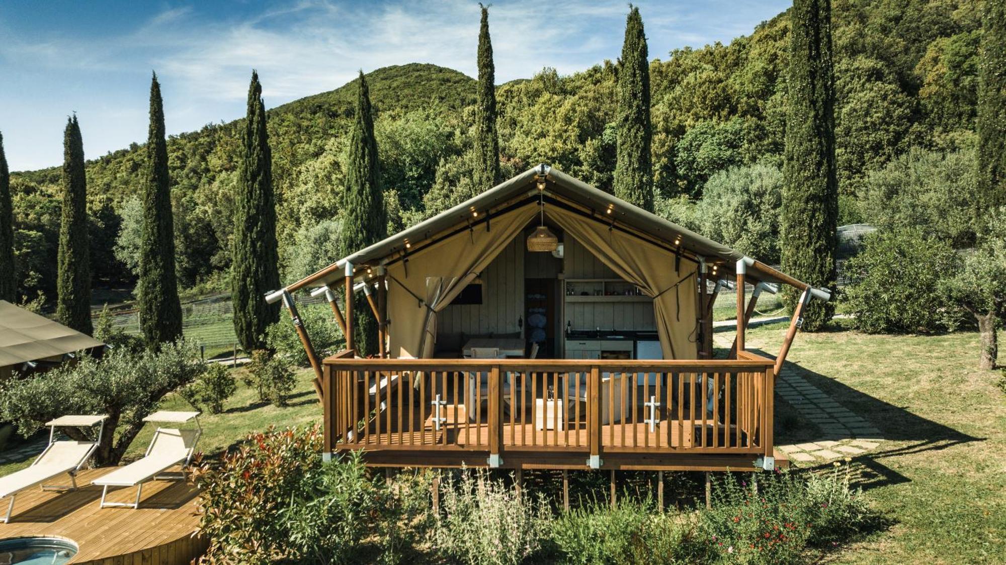 Glamping Le Tegole Hotell Riparbella Exteriör bild