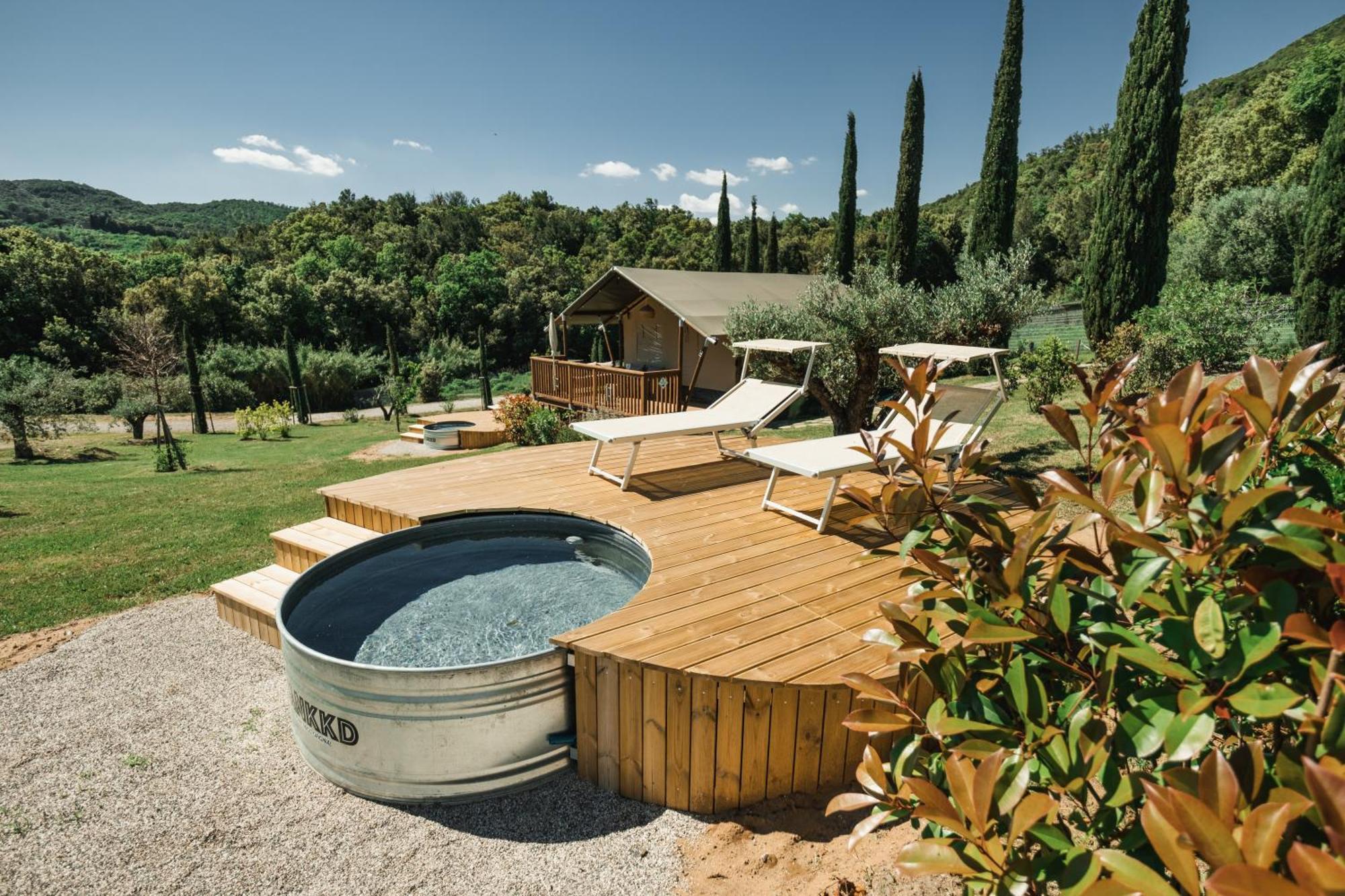 Glamping Le Tegole Hotell Riparbella Exteriör bild