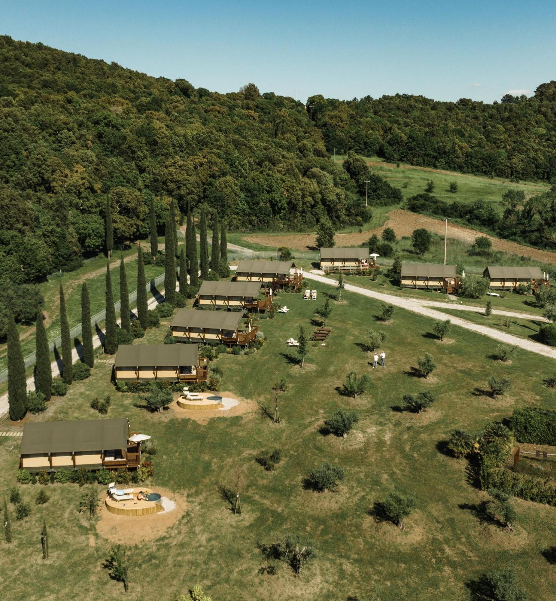 Glamping Le Tegole Hotell Riparbella Exteriör bild